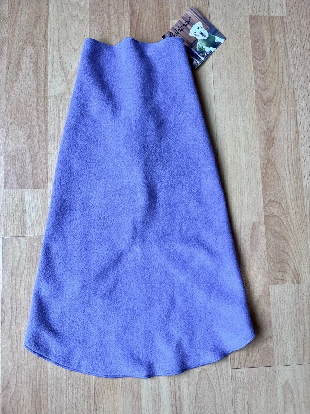 Lavender Stretch Fleece Pet Coat, Medium